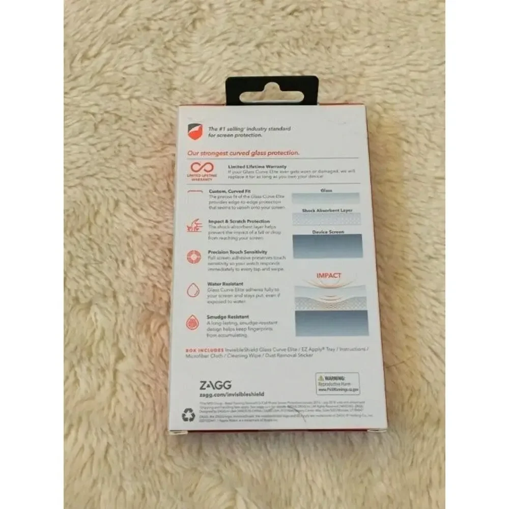 ZAGG Apple Watch Series 4 44 mm Invisibleshield Glass Curve Elite